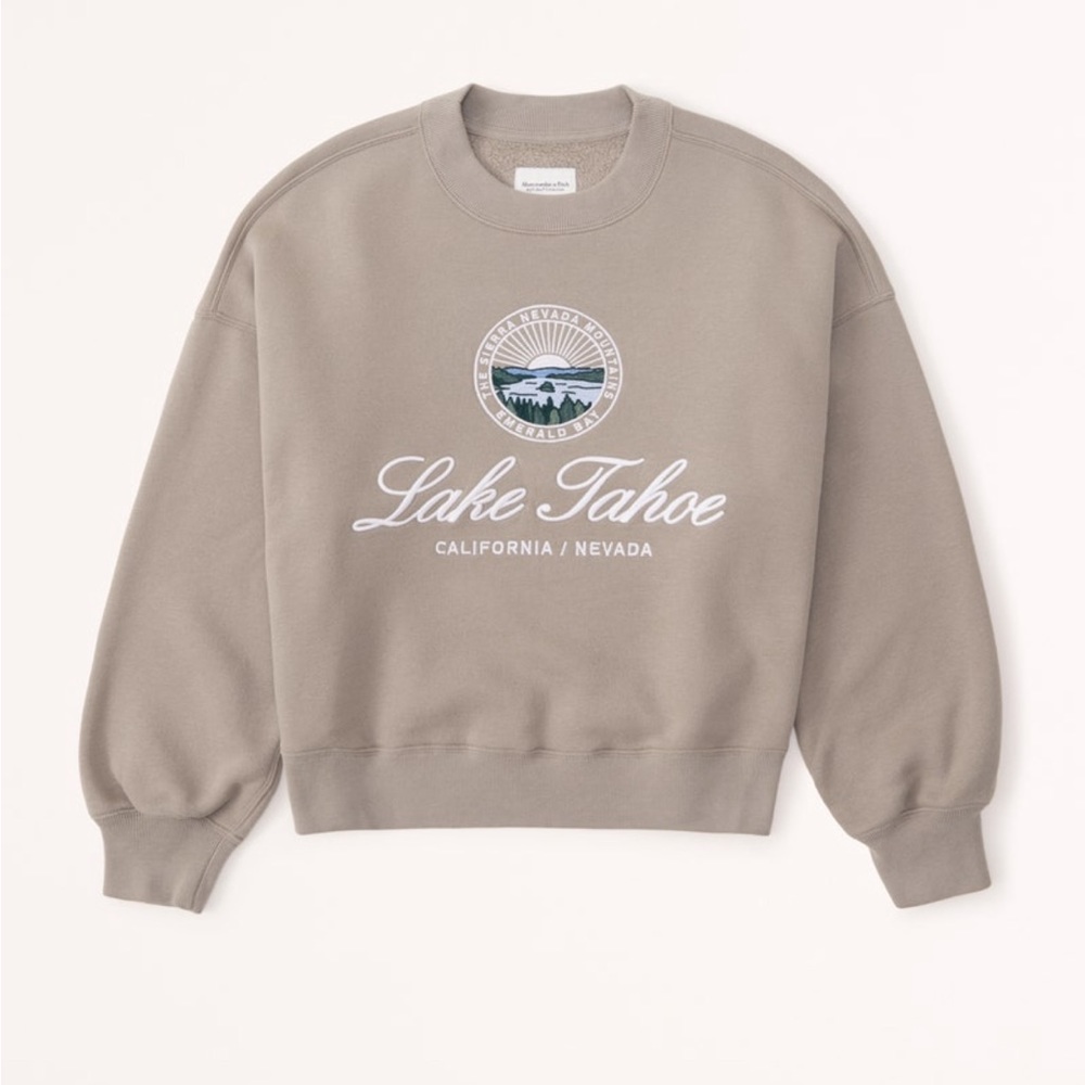 ABERCROMBIE Lake Tahoe crew - barely worn!